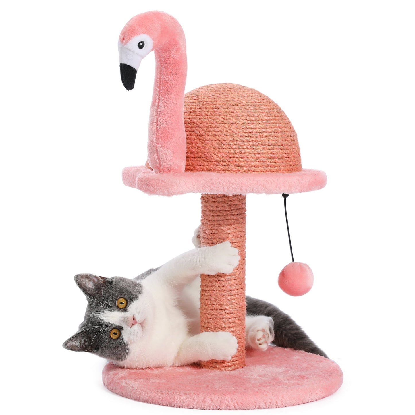 🩷 CocoBellas “Pretty in Pink” Flamingo Cat Scratcher