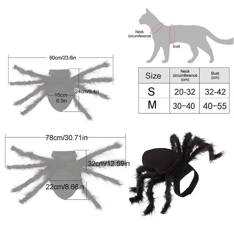 🕸️🐾 CocoBellas “Creepin’ It Real” Spider Costume