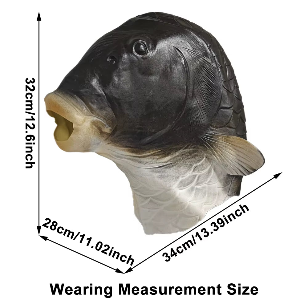 🐟 CocoBellas “Fin-tastic Friend” Fish Head Mask (For Humans!)