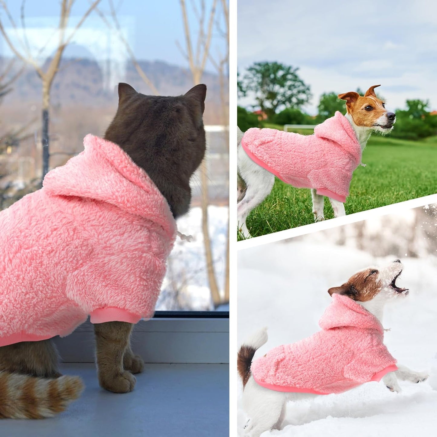 ❄️🐾 CocoBellas “Snuggle Season” Fleece Hoodie
