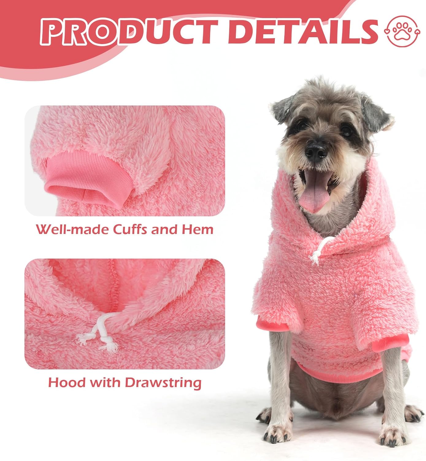 ❄️🐾 CocoBellas “Snuggle Season” Fleece Hoodie