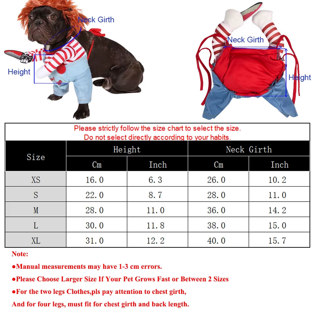 🔪🐾 CocoBellas “Playtime’s Over” Pet Costume