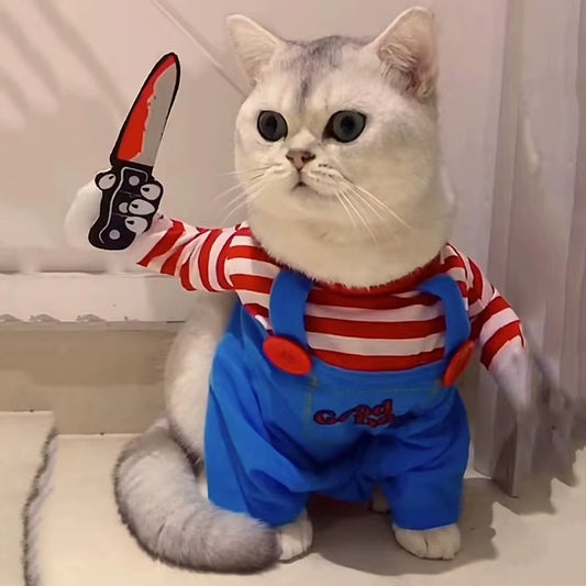 🔪🐾 CocoBellas “Playtime’s Over” Pet Costume