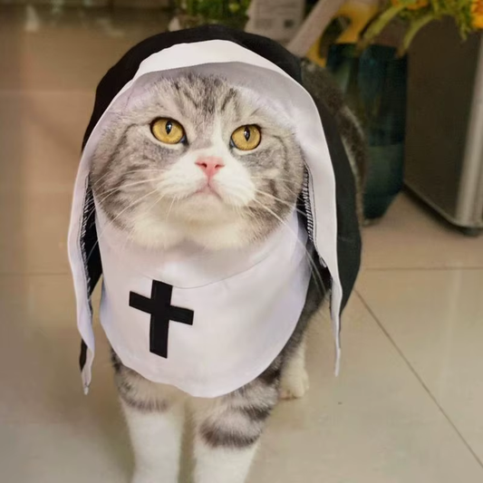 🙏🐾 CocoBellas “Holy Paw” Pet Nun Costume