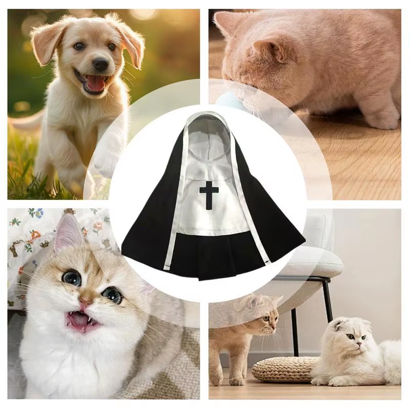🙏🐾 CocoBellas “Holy Paw” Pet Nun Costume