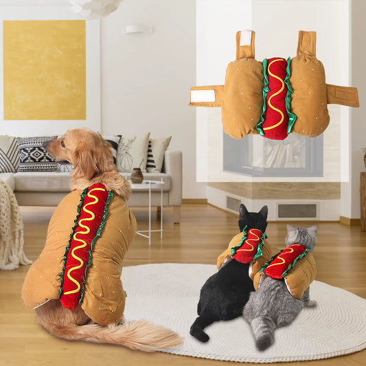 🌭🐾 CocoBellas “Hot Diggity Dog” Costume