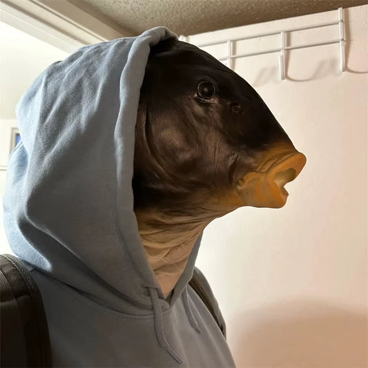 🐟 CocoBellas “Fin-tastic Friend” Fish Head Mask (For Humans!)